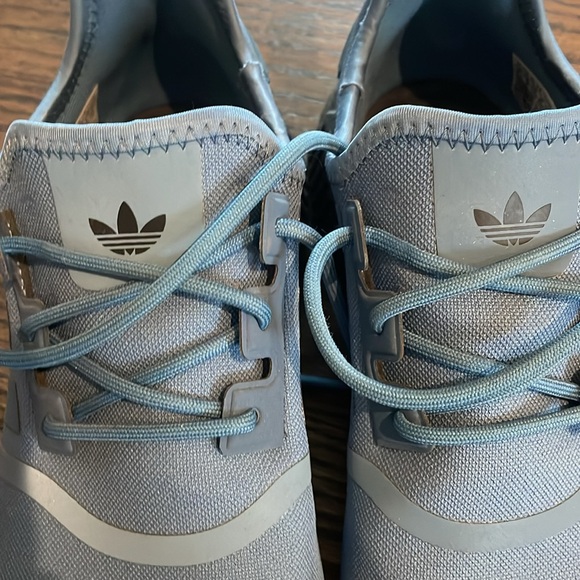 Men’s Adidas NMD - Blue//Orange//Black Spatter - 9.5 - Picture 7 of 7